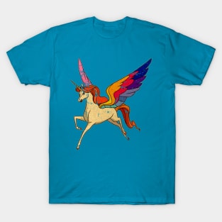 Nostalgialypse unicorn Vintage Look Design T-Shirt